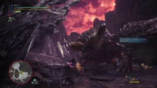 モンスターハンター：ワールド_歴戦２枠ネルギガンテに片手ゾンビ