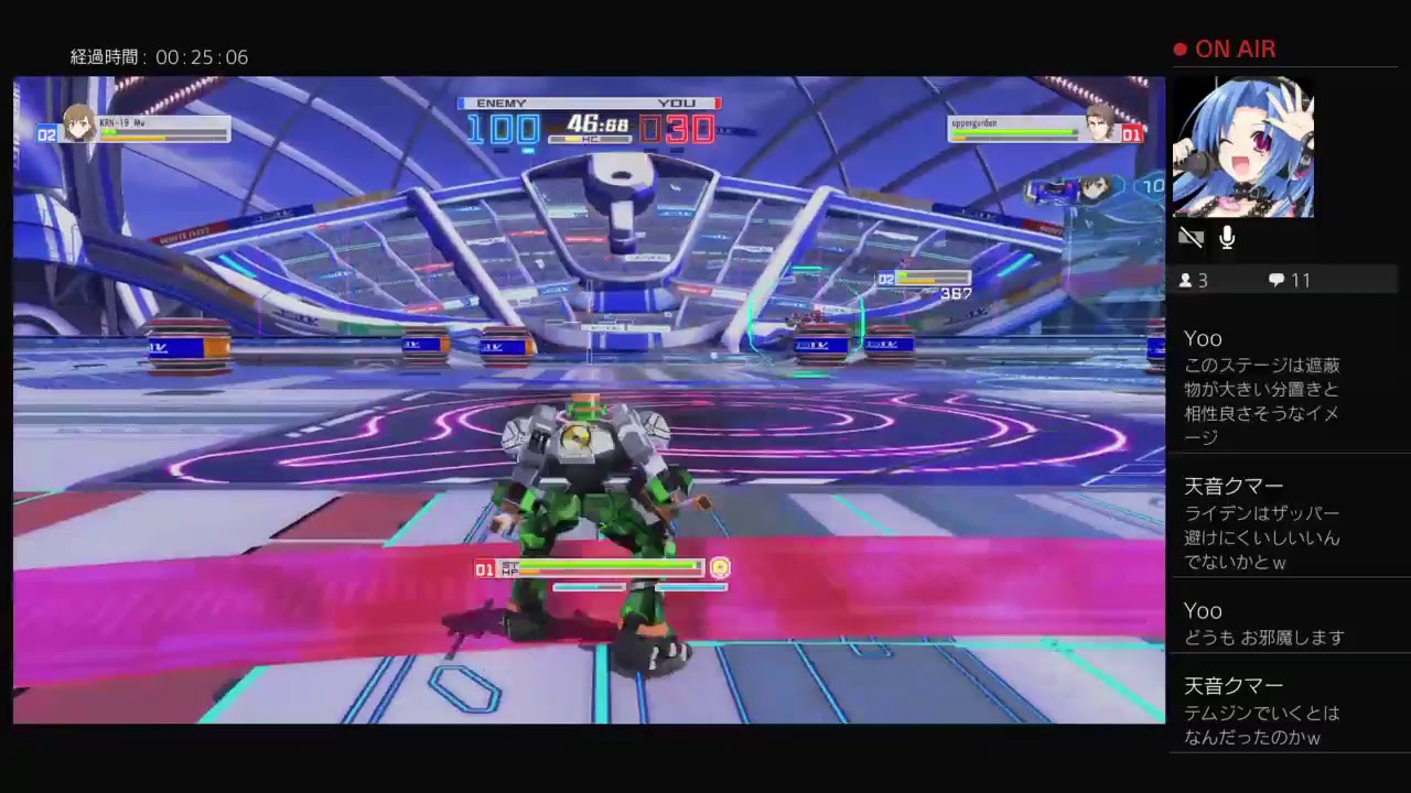 とある魔術の電脳戦機　すけたろさん　テスト放送