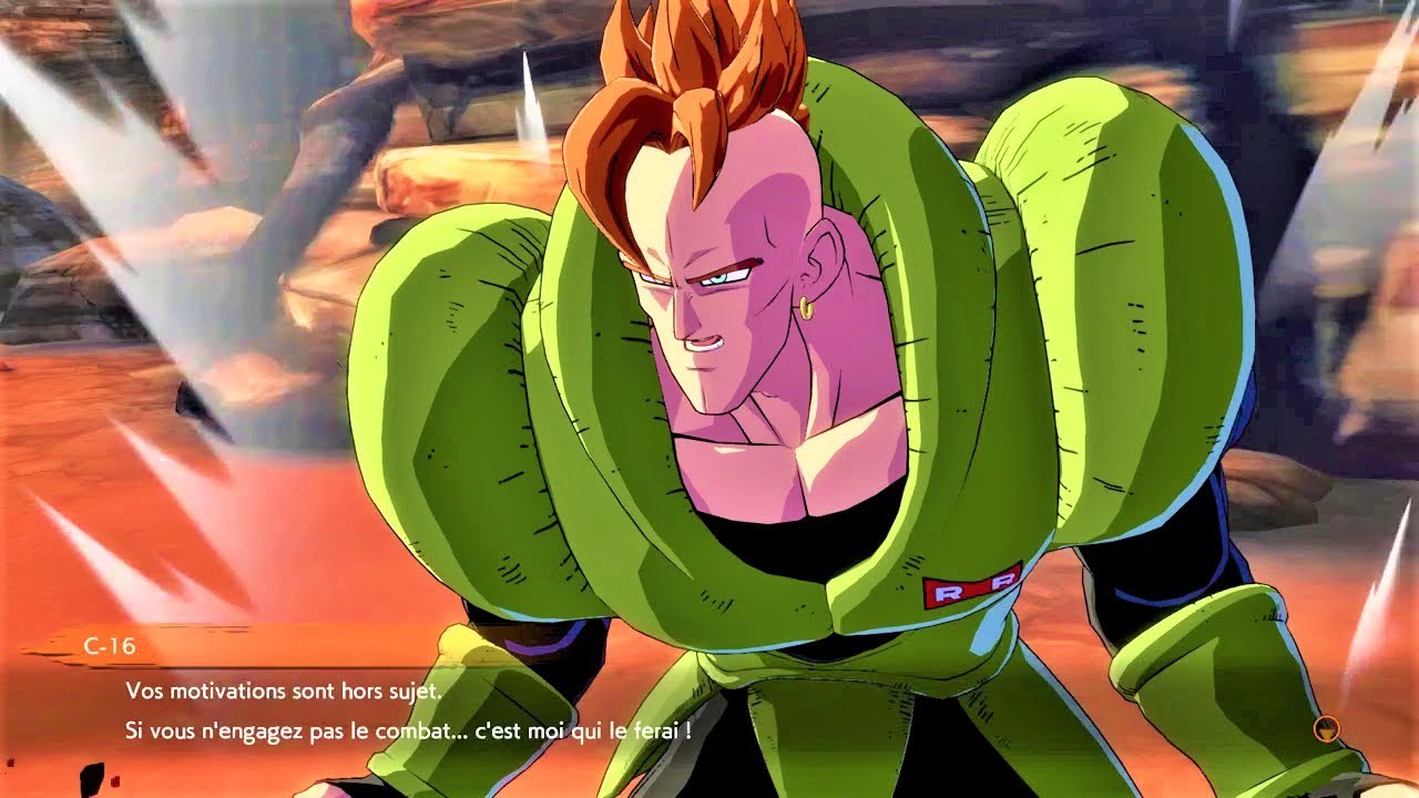 ドラゴンボールファイターズ - 孫悟空と彼の友達は人造人間１６号,出会う