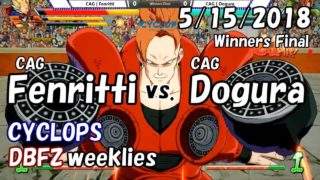 【DBFZ】ドラゴンボールファイターズ対戦会 in CYCLOPS WF CAG|フェンリっち vs. CAG|どぐら 2018/5/15