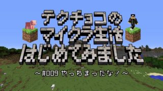 【マインクラフト】#009 マイクラおっさんドキュメンタリー