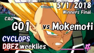 【DBFZ】ドラゴンボールファイターズ対戦会 in CYCLOPS WF CAG|GO1 vs. もけもち 2018/5/1