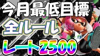【スプラトゥーン2】今日もXパワー上げるぞー！