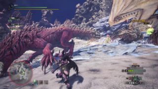 画面を犠牲にしたモンスターハンター：ワールド母とやったぞー