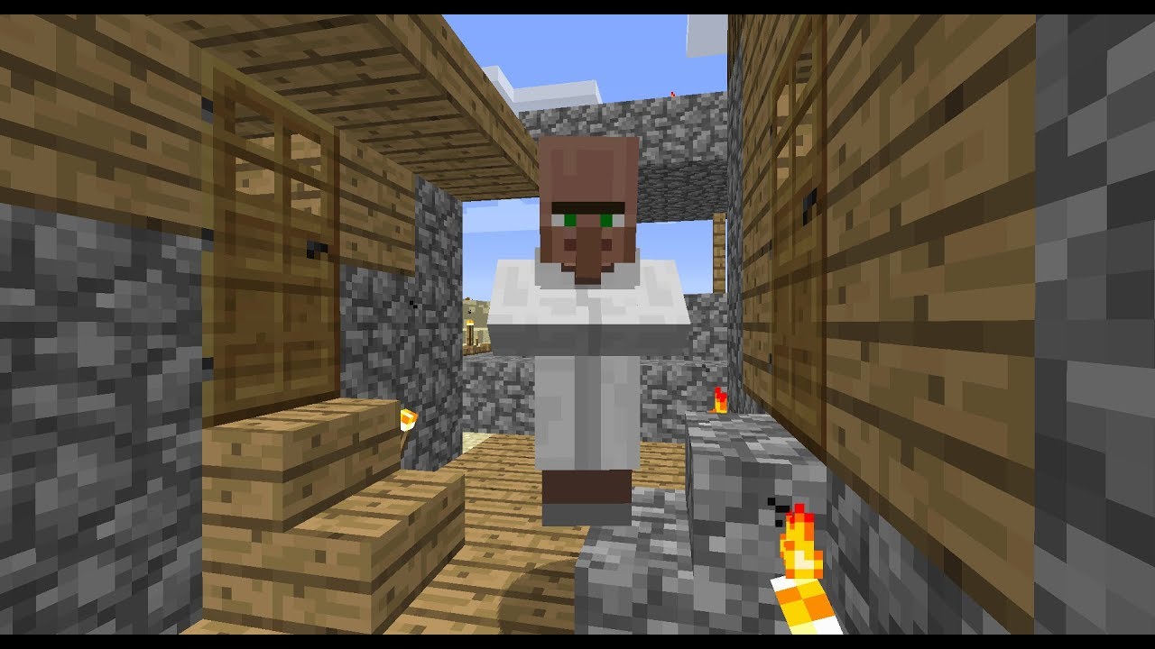 【マインクラフト】ミントのマイクラ日記　3話　近くに新たな村が・・・・