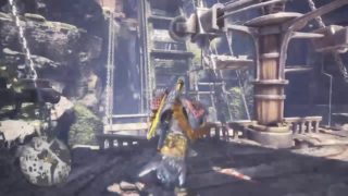 マムタロ前のアップを行うモンスターハンターワールド