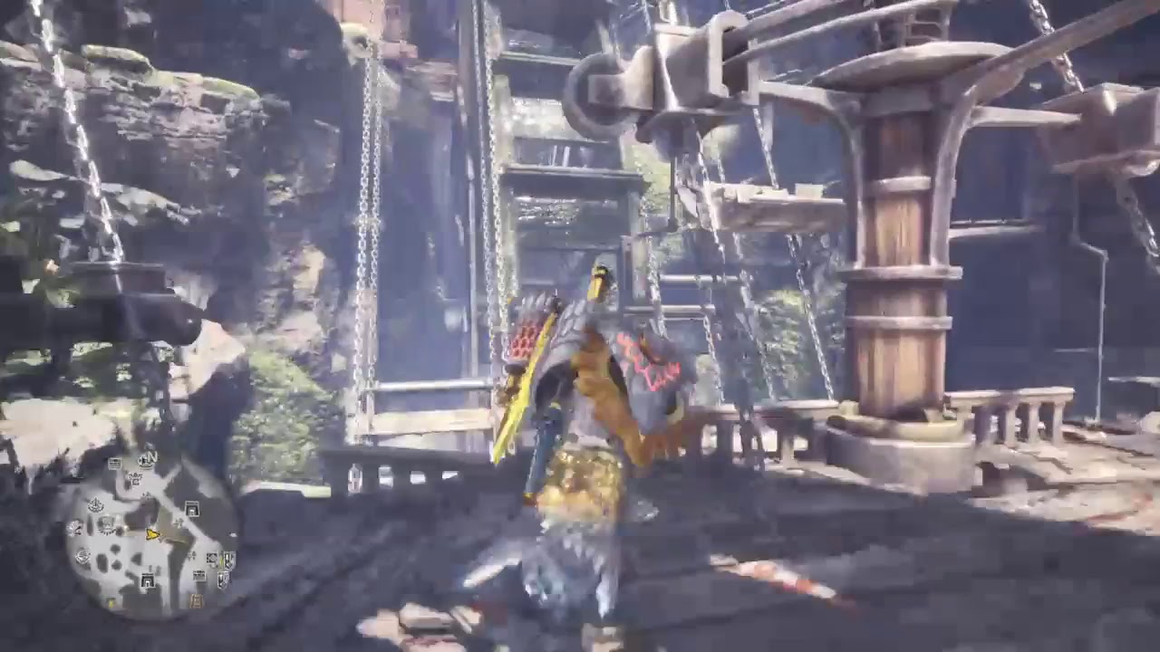 マムタロ前のアップを行うモンスターハンターワールド