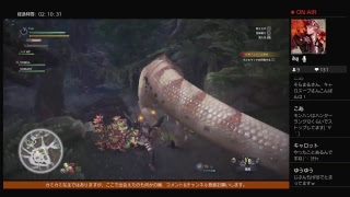 【女性配信者】モンスターハンター：ワールド　初見プレイ＃1　恐竜怖い・・・