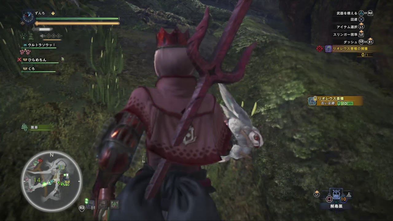 モンスターハンターワールド のんびりかりかり#244 歴戦リオレウス亜種 操虫棍