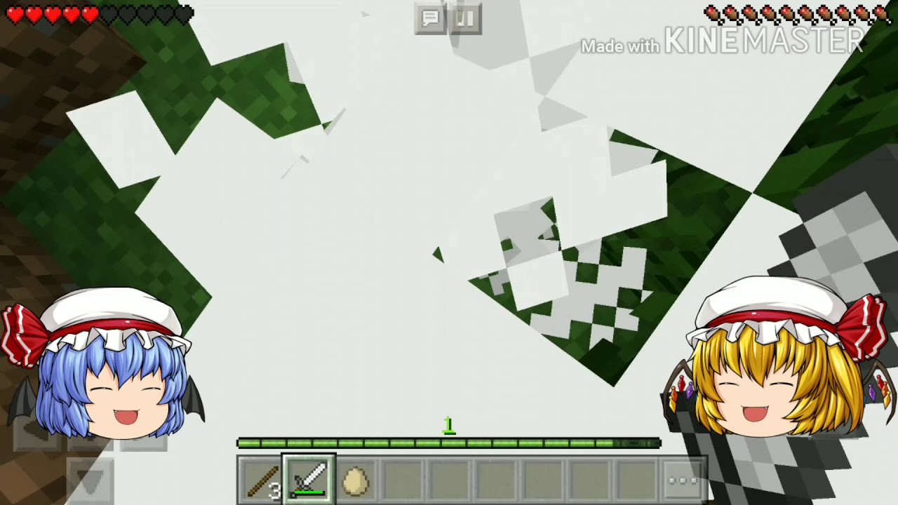 マインクラフト実況Part2〜渓谷発見！ちびゾン怖い