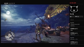 作業のあとは狩猟の時間　モンスターハンターワールドを自由にプレイ
