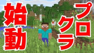 【プロクラ】さぁ、始めよう！！新ワールドでサバイバル！！マイクラ実況 PART01【マインクラフト】