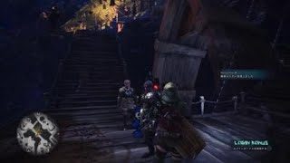 【MHW】村の人達の邪魔してみた。モンスターハンター：ワールド モンハンワールド 196