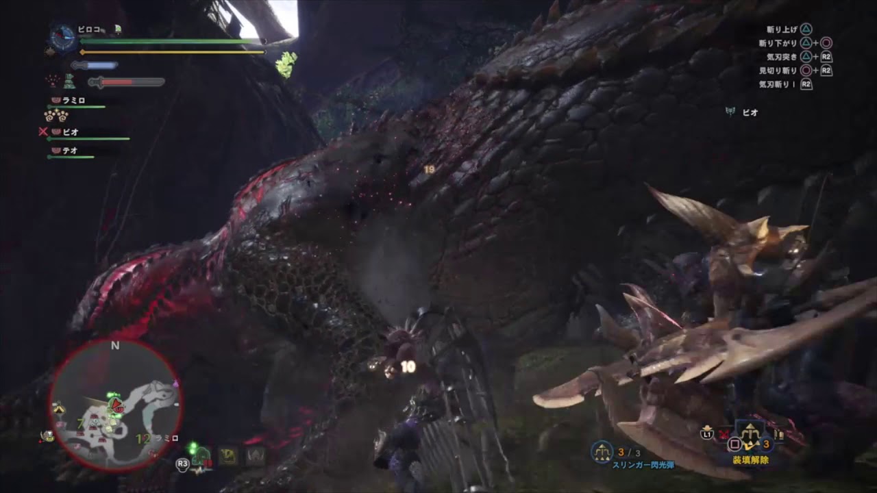 《モンスターハンターワールド》なごり雪とイビルジョー