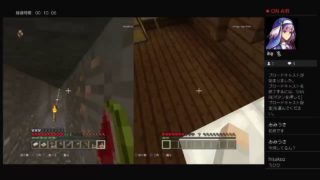 配信練習（マインクラフト）