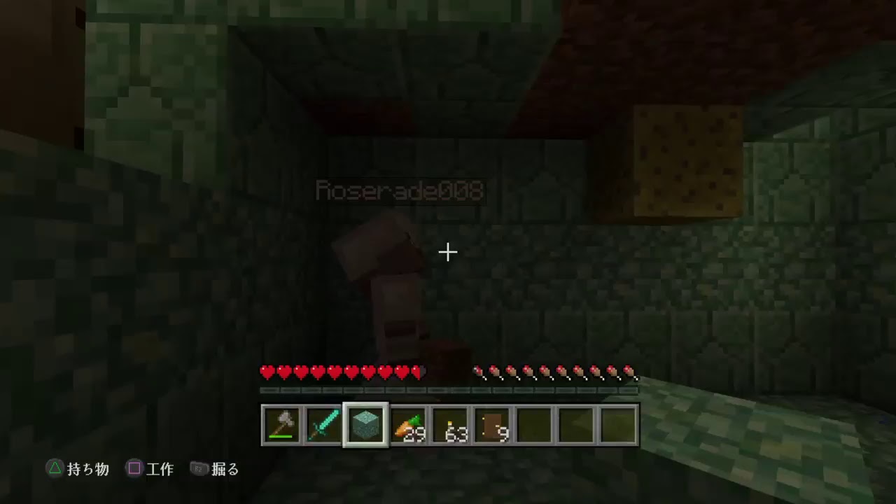 マインクラフト　二人でのんびり