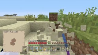 マインクラフト＃15砂岩城の砂集め