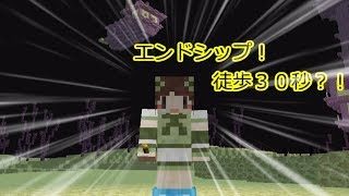 【マインクラフト】ミントのマイクラ日記　19話　エンドシップが徒歩３０秒？！