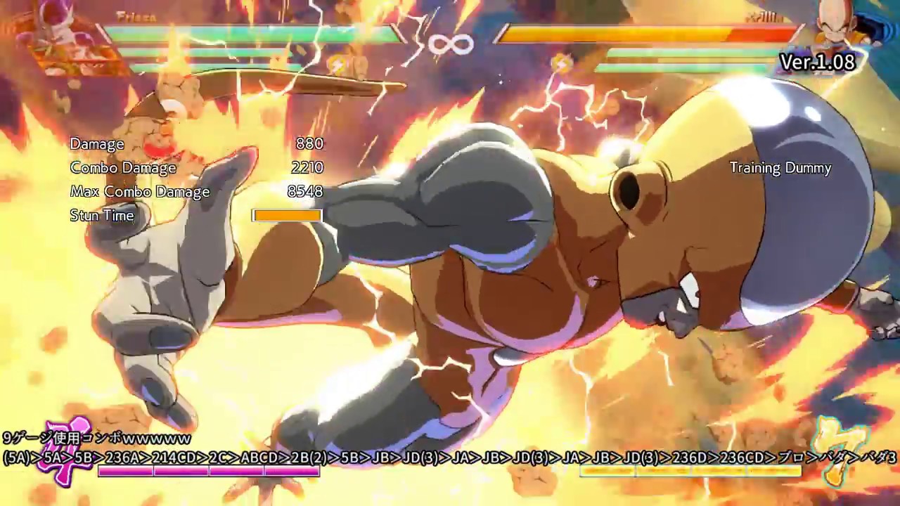 【DBFZ】フリーザ007【ドラゴンボールファイターズ】100% combo