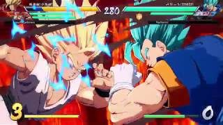 【ドラゴンボール ファイターズ】 トッププレイヤーリプレイ ベジット（SSGSS） 固定 180602 02