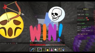 マインクラフト　スカイウォーズ　デュエル　弓矢２だけで発勝つ