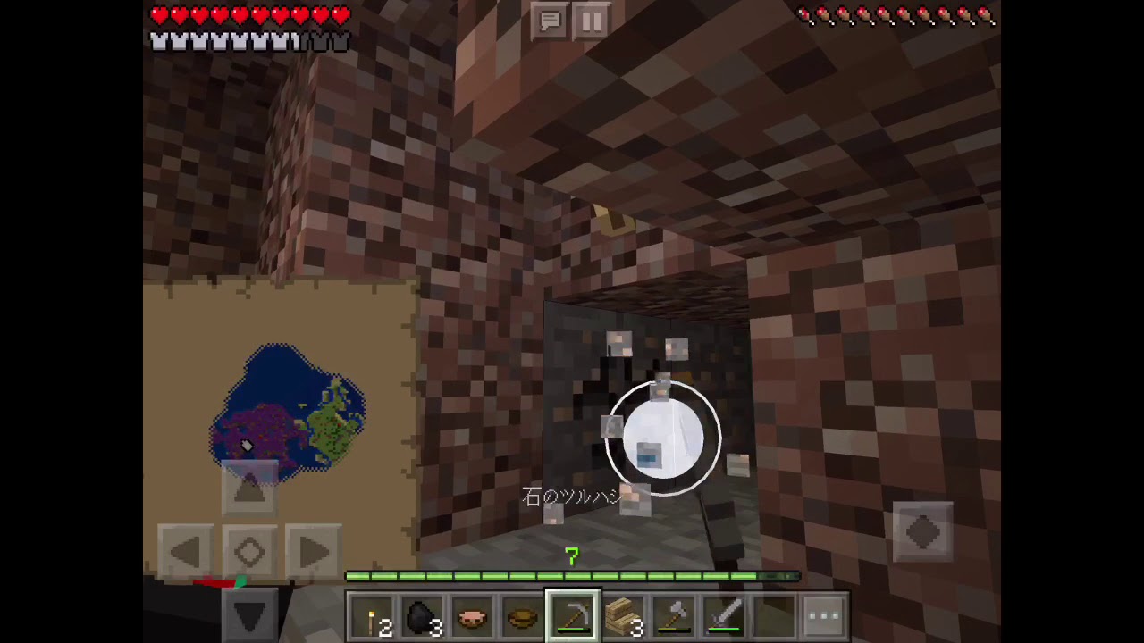 【マインクラフト】洞窟探検&家作りpart3（サバイバル生活）