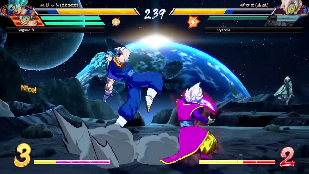 ドラゴンボール ファイターズ　プロゲーマー　ベジット　最後のコンボ上手すぎ