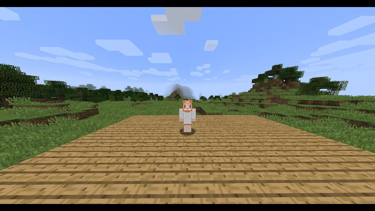 うまるちゃんのスキンでマインクラフトpart1