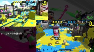 パパと息子のリーグマッチタッグ【スプラトゥーン２】ガチアサリ　編集