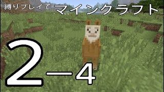 【2-4】縛りプレイでマインクラフト!