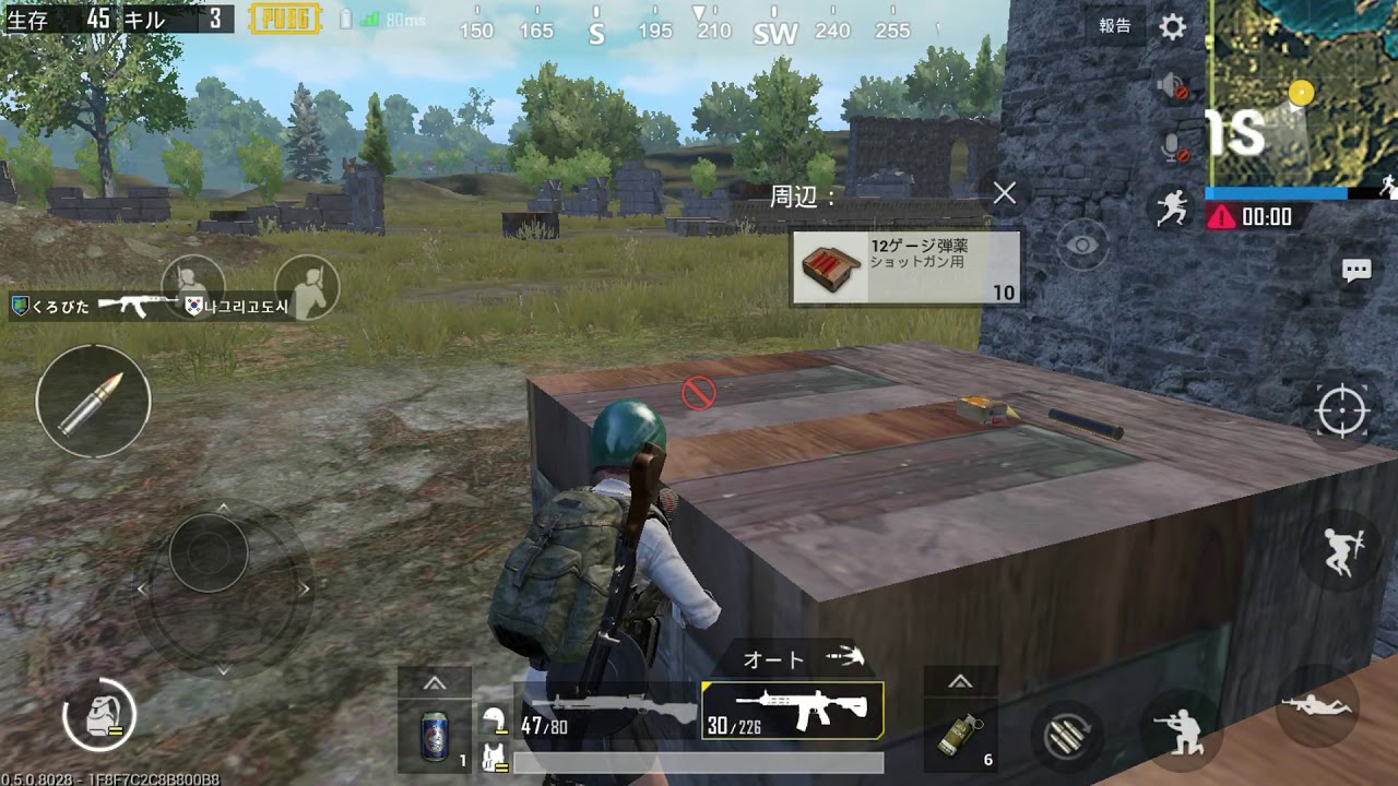 ［プレイ動画］PUBGソロ 実況無し