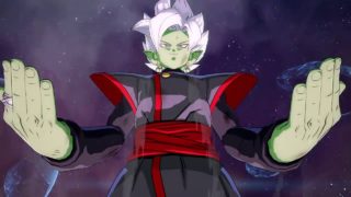 ドラゴンボール ファイターズ　世界１位ザマス　悟空の２段かめはめ波後に気弾をぶち込む