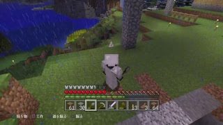 ＜マインクラフト＞3日めだから牛買う(フレいる）：ワールドのみ参加型