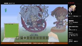 [マイクラ]祝100体目後編(元)不良娘のマインクラフトクリエイティブ♪ドット絵作成