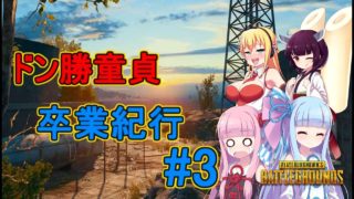 【PUBG/ボイロ実況】ドン勝童貞卒業紀行　3章