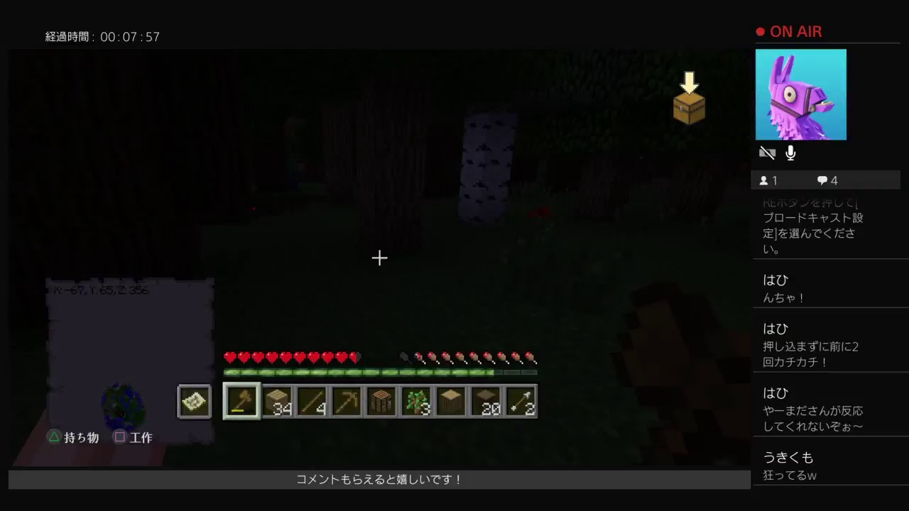 こっそりマインクラフト