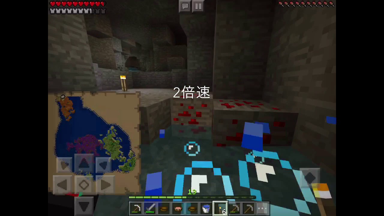 【マインクラフト】マジでやばい洞窟探検part6（神回）（サバイバル生活）