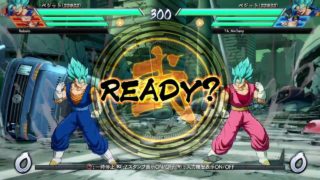 ドラゴンボール ファイターズ　戦闘力１００万オーバー　ベジット対決　３段ビームソードコンボ