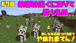 【マインクラフト】#70  みんなの名前つけるまでやめれまてん！コメ読み４０％