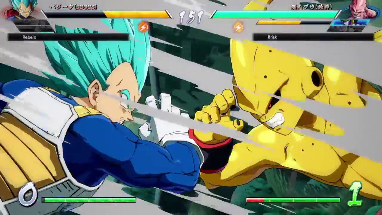 ドラゴンボール ファイターズ　ベジット　３５HITビームソードコンボ