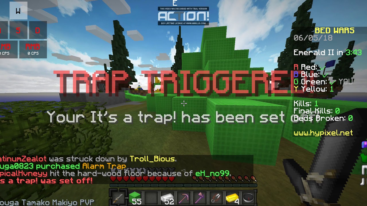 マインクラフト　BedWarsやった卍