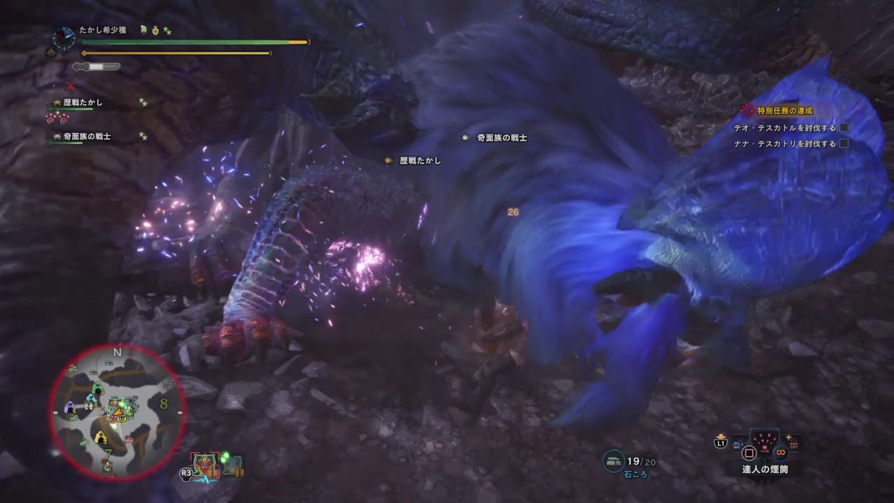 モンスターハンター：ワールド　ナナテスカトリ　落石バグ？