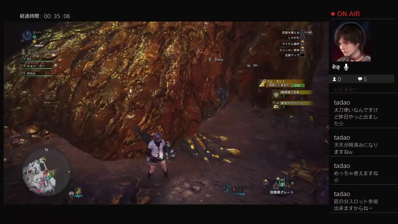 MHW　モンスターハンターワールド　火太刀を求めてマムタロト
