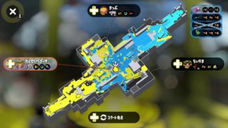 【スプラトゥーン2】ローラー  ハコフグ エリア