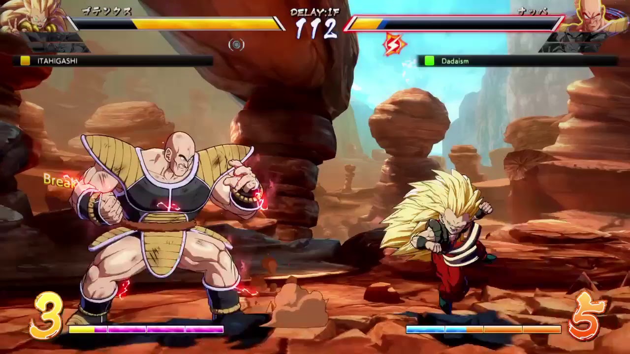 【DBFZ】戦闘力1から始めるゴボファイ【ドラゴンボールファイターズ】（ナッパ ゴテンクス 天津飯）