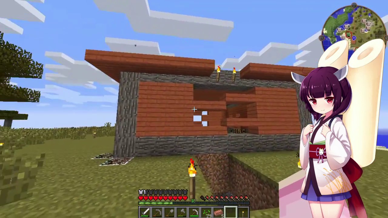 工業を使いつつ竹MODで建築【マインクラフト実況】