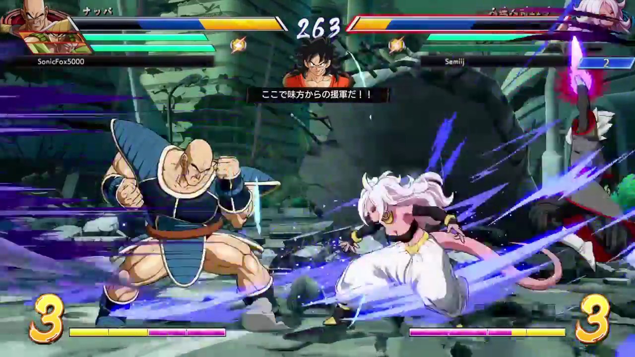 ドラゴンボール ファイターズ　世界大会覇者Sonicfox　まさかのナッパ　栽培マンを使いまくり