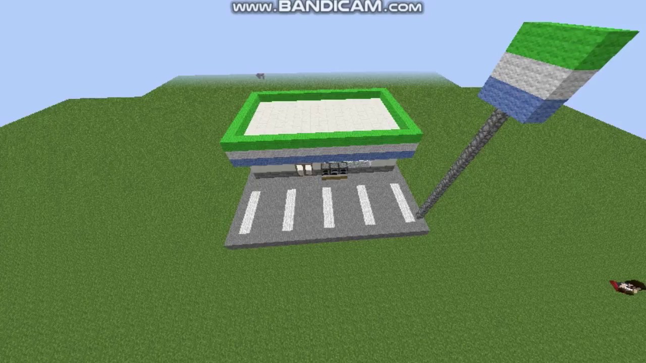 [マインクラフト]建築センス０が建築に挑む1  コンビニ編