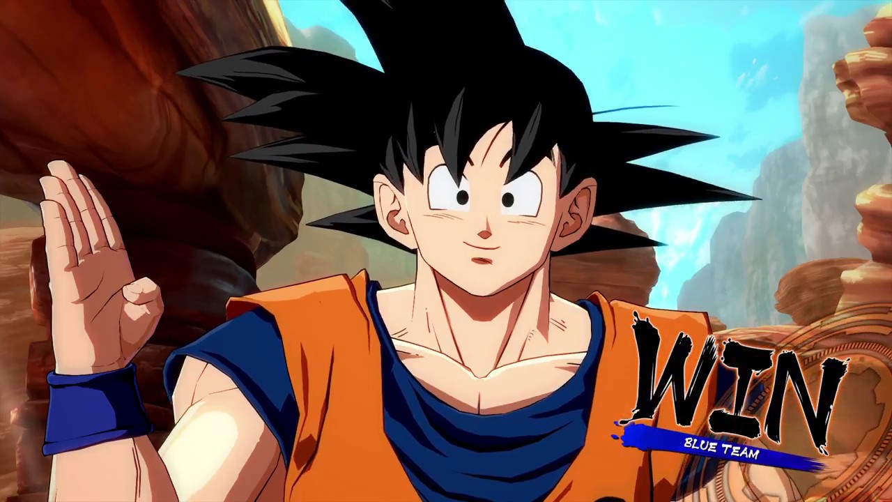 ドラゴンボール ファイターズ　世界１位悟空（黒髪）　ＶＳ地球人オールスター　界王拳からの操気弾コンボ