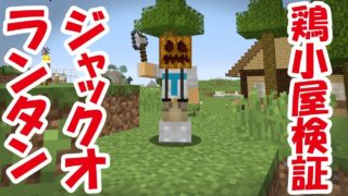 【マインクラフト＃11】ニワトリ小屋検証＆くりぬきカボチャ！？【マイクラ実況】